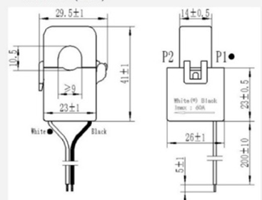 WST-10F(60A) 외형 치수도