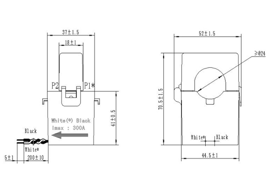 WST-24F(200A) 클램프 CT
